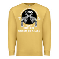 Antique Gold Guns - When guns are outlawed I'll be outlaw Premium Sweatshirt - Bettercallsaul