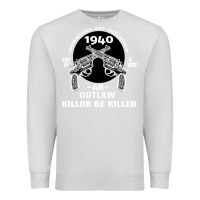 Dove Grey Guns - When guns are outlawed I'll be outlaw Premium Sweatshirt - Bettercallsaul