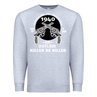 Heather Grey Guns - When guns are outlawed I'll be outlaw Premium Sweatshirt - Bettercallsaul