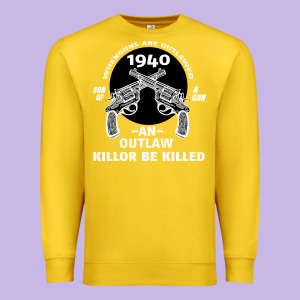 Guns - When Guns Are Outlawed I'll Be Outlaw Premium Sweatshirt Designed By Bettercallsaul