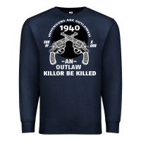 Navy Guns - When guns are outlawed I'll be outlaw Premium Sweatshirt - Bettercallsaul