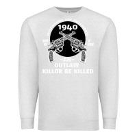 Oatmeal Heather Guns - When guns are outlawed I'll be outlaw Premium Sweatshirt - Bettercallsaul
