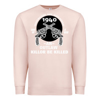 Pale Pink Guns - When guns are outlawed I'll be outlaw Premium Sweatshirt - Bettercallsaul