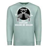 Seafoam Guns - When guns are outlawed I'll be outlaw Premium Sweatshirt - Bettercallsaul