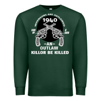 Sports Green Guns - When guns are outlawed I'll be outlaw Premium Sweatshirt - Bettercallsaul