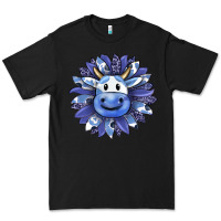 Black blueberry milkshake cow sunflower Premium Tee - RanaPortraitStore