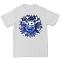 Dove Grey blueberry milkshake cow sunflower Premium Tee - RanaPortraitStore