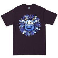 Plum blueberry milkshake cow sunflower Premium Tee - RanaPortraitStore