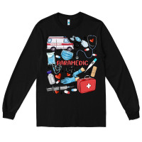 Black can't talk right now doing paramedic stuff Long Sleeve Tee - MaliasSmallBusiness