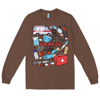 Chestnut can't talk right now doing paramedic stuff Long Sleeve Tee - MaliasSmallBusiness