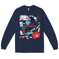 Navy can't talk right now doing paramedic stuff Long Sleeve Tee - MaliasSmallBusiness