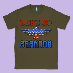 Let's Go Brandon Thunderbird Classic Tee Designed By Jasminsmagicworld