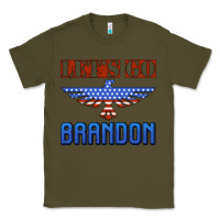 Army Green let's go brandon thunderbird Classic Tee - Jasminsmagicworld