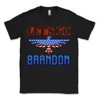 Black let's go brandon thunderbird Classic Tee - Jasminsmagicworld