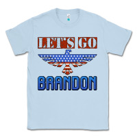 Dusty Blue let's go brandon thunderbird Classic Tee - Jasminsmagicworld