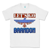 White let's go brandon thunderbird Classic Tee - Jasminsmagicworld