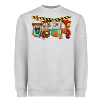 Heather Grey firefighter coffee Heavyweight Sweatshirt - Jasminsmagicworld