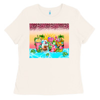 Bone beach summer coffee cups Ladies Tee - Zillion Design Studio