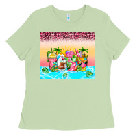 Matcha beach summer coffee cups Ladies Tee - Zillion Design Studio