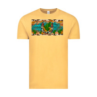 Vintage Mustard cactus sunflower horseshoe license plate Vintage Tee - Artiststas