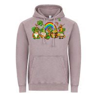 Vintage Zinc st patricks gnomes with rainbow Vintage Hoodie - AdoDesignShop