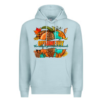 Blue Mist optometry thankful grateful blessed pumpkin Premium Hoodie - NancyCooperArtShop