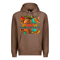 Chestnut optometry thankful grateful blessed pumpkin Premium Hoodie - NancyCooperArtShop