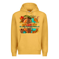Mustard optometry thankful grateful blessed pumpkin Premium Hoodie - NancyCooperArtShop