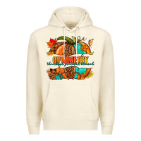 Sandshell optometry thankful grateful blessed pumpkin Premium Hoodie - NancyCooperArtShop