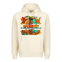 Tofu optometry thankful grateful blessed pumpkin Premium Hoodie - NancyCooperArtShop