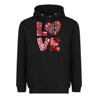 Black love  with pink gemstone Heavyweight Hoodie - RanaPortraitStore