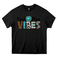 Black tired mom vibes Heavy Core Tee - texasbilliewilder