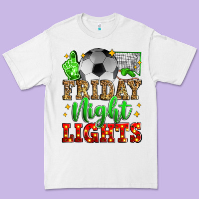 Friday Night Lights Soccer Premium Tee Designed By Zillion Design Studio