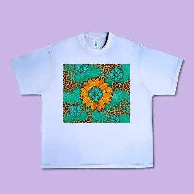 Sunflower Gemstone Leopard Urban Heavy Tee Designed By Artiststas