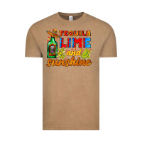 Vintage Coffee tequila lime and sunshine Vintage Tee - AdoDesignShop