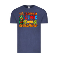 Vintage Denim tequila lime and sunshine Vintage Tee - AdoDesignShop