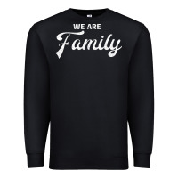 Black We Are Family (Family / Father / Mother / Children) Premium Sweatshirt - Bettercallsaul