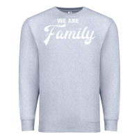 Heather Grey We Are Family (Family / Father / Mother / Children) Premium Sweatshirt - Bettercallsaul
