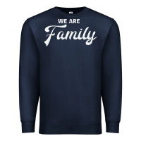 Navy We Are Family (Family / Father / Mother / Children) Premium Sweatshirt - Bettercallsaul