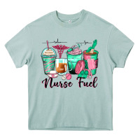 Arona nurse fuel coffee cups Heavy Core Tee - Zillion Design Studio