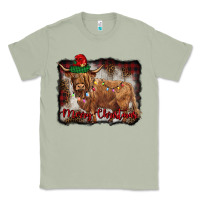 Matcha merry christmas highland cow Classic Tee - BarkalooDesign