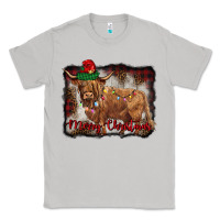 Moon Dust merry christmas highland cow Classic Tee - BarkalooDesign