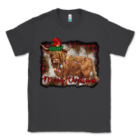 Smoke merry christmas highland cow Classic Tee - BarkalooDesign
