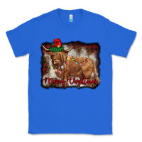 True Royal merry christmas highland cow Classic Tee - BarkalooDesign