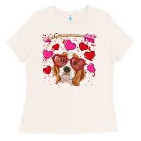 Bone valentine's day  beagle Ladies Tee - RanaPortraitStore