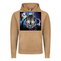 Vintage Camel wolf and full moon Vintage Hoodie - RanaPortraitStore