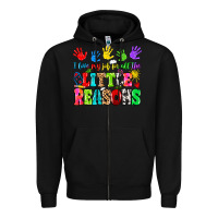 Black I love my job for all the little reasons Zipper Hoodie - MaliasSmallBusiness