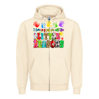 Sandshell I love my job for all the little reasons Zipper Hoodie - MaliasSmallBusiness