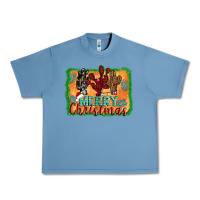 Merry Christmas Cactus Urban Heavy Tee | Teevron