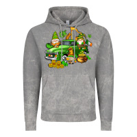 Cloud Rock st patricks gnomes  with farm truck Vintage Hoodie - AdoDesignShop